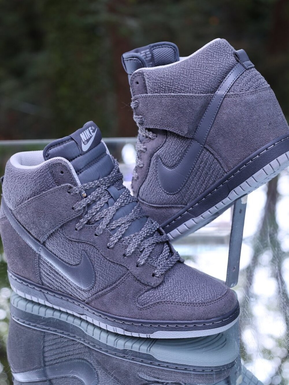 Nike Dunk Sky Hi Essential Grey Suede